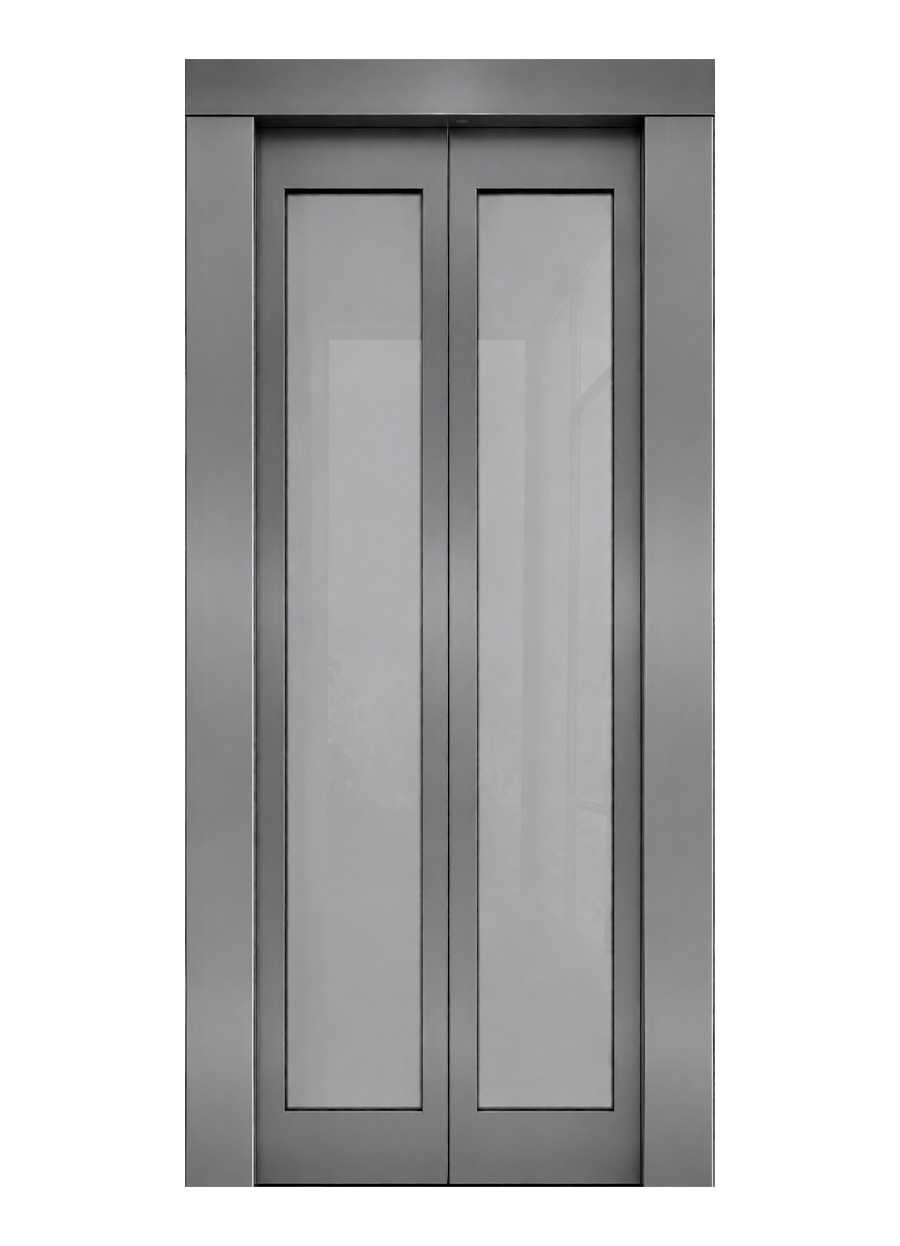 درب لوکس روژان (ISG-D AUTOGLASS GRAY)